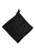 Modest Forever Triple Black Kuffiyah — traditional Arabic kuffiyah (view 1)
