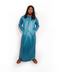 Modest Forever Teal Thobe — heavyweight modest thobe (view 1)