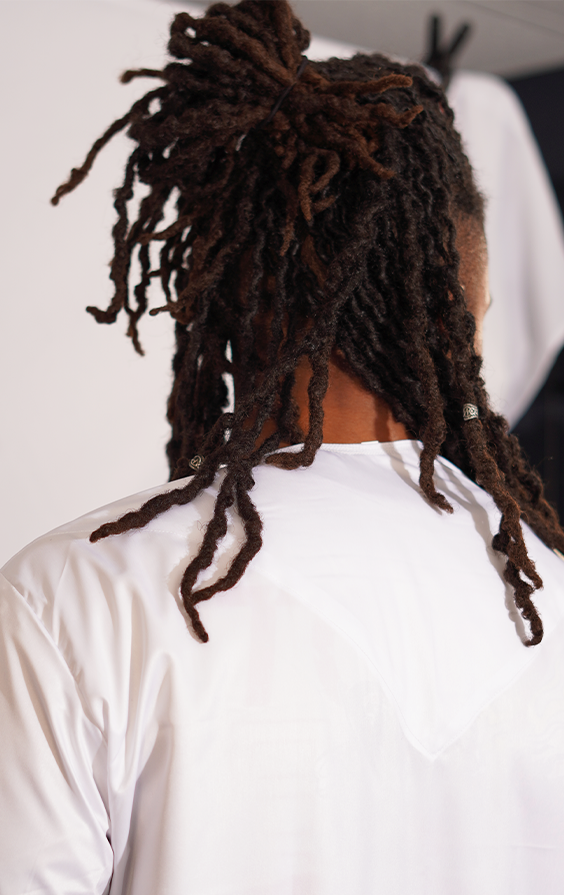 Modest Forever Pure White Thobe — heavyweight modest thobe (view 4)