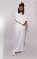 Modest Forever Pure White Thobe — heavyweight modest thobe (view 1)