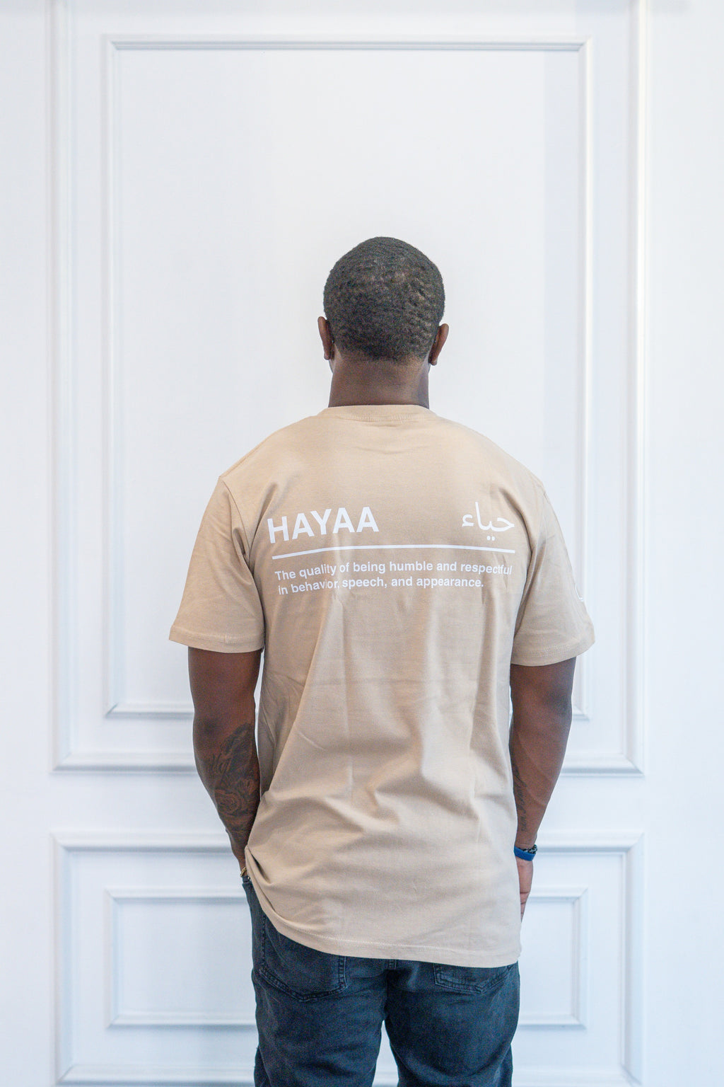 Modest Forever Modesty Tee — premium cotton tee (view 4)